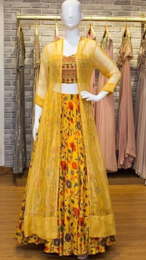 A story where two unknown family meet through a similar friend.....th… #fanfiction #Fanfiction #amreading #books #wattpad Yellow Colour Lehenga, Long Shrug, Baju Kahwin, Beautiful Lehenga, Indian Outfits Lehenga, Fashion Technology, Lehnga Dress, Traditional Indian Outfits, Indian Gowns Dresses