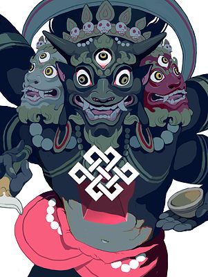 Sachin Teng Illustration | STORE Avatar Oc, Art Asiatique, Japon Illustration, Monster Design, Creature Design, Creature Art, Fantasy Character Design, Asian Art, Grafik Design