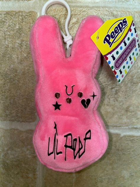 Peep Plushies, Peep Plush, Lil Peep Merch, Notebook Sizes, Peeps Candy, Lil Peep Hellboy, Rose Hand Tattoo, Bunny Backpack, Retro Crafts