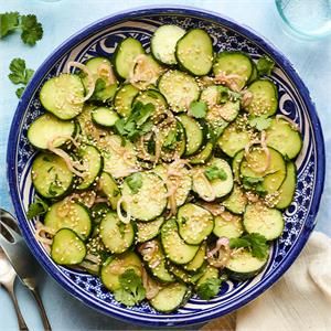 Cucumber Miso Salad, Miso Cucumber Salad, Make Ahead Salads, Cucumber Salad Recipe, Printable Recipes, Miso Dressing, Cucumber Recipes Salad, Pickling Cucumbers, English Cucumber