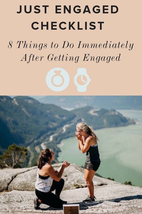 Post Engagement Checklist, What To Wear When Getting Engaged, Cruise Engagement Ideas, Free Stuff When You Get Engaged, Pre Engagement Checklist, Newly Engaged Checklist, After Engagement What To Do, I Just Got Engaged Now What, What To Do After Getting Engaged