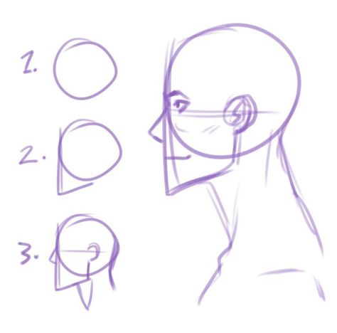 Side View Drawing, Profile Drawing, 얼굴 드로잉, Drawing Tutorial Face, Body Drawing Tutorial, Human Figure Drawing, 얼굴 그리기, Body Reference Drawing, Things To Draw