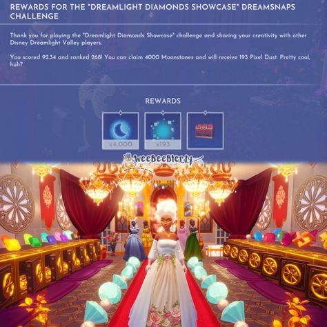 📸✨ DreamSnaps Results | Dreamlight Diamonds Showcase 💎 Thank you to everyone who voted! From pixel gem art to storage rooms, you all captured some really good moments. I was really hoping to get a Tiana skin in the StarPath, wearing one of her iconic dresses, but nope lol. Maybe Premium Shop in the future. What’s your favorite Premium Shop this week?💖 May the moonstones be in your favor! 🚨Streaming today 12PM CST twitch.tv/weebeeblerdy Want to get a peak before I post? Follow me on Twitch!... Dreamlight Valley Storage Room, Dreamlight Valley Storage, Pixel Dust, Storage Rooms, Gem Art, Gems Art, Iconic Dresses, Twitch Tv, Storage Room