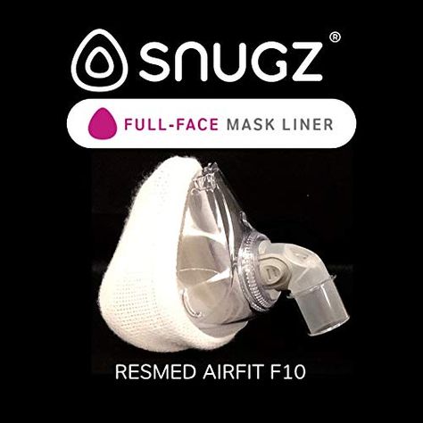 AmazonSmile: Snugz Mask Liners: Machine Washable Machine Washable, One-Size-Fits-Most CPAP Mask Liners, Pack of 2 Lasts 90 Days (Full-Face (Nose & Mouth)): Health & Personal Care Full Face Masks, Mouth Health, Cpap Mask, Full Face Mask, Full Face, Face Masks, Face Mask, Personal Care, Mask