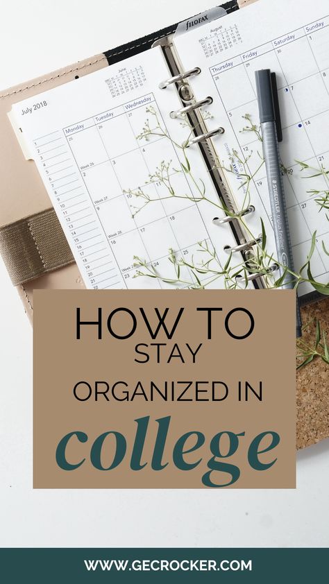 In all the years that I've been teaching college students, I've noticed that the students who are most organized often do the best in my classes. I believe organization is key to really excelling in college. Teaching College Students, How To Stay Organized, Teaching College, College Advice, Blog Post Titles, Monday Tuesday, College Life, Staying Organized, Stay Organized