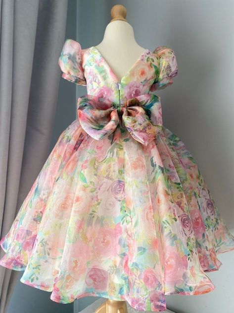 Organza Frocks For Kids, Organza Frocks, Birthday Frocks, Frocks For Kids, Kids Party Wear Dresses, Kids Dress Collection, Kids Party Wear, Kids Frocks Design