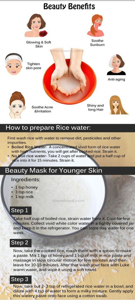 Rice Water Face Mask Diy, Rice Water For Clear Skin, Rice Benefits For Skin, Uses Of Rice Water For Skin, Rice Mask Benefits, Rice Water For Face Benefits, Rice Water Benefits Skin Care, Rice Water Mask For Face, Benefits Of Rice Water For Skin