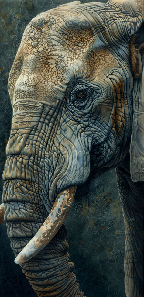 In the intricate dance of wrinkles and wisdom, the elephant's gentle grace speaks of ancient tales and timeless strength. Gentle Giant, Amazing Animals, Outlander, Wrinkles, Elephant, Quick Saves