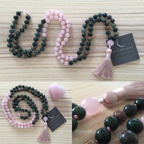 Mala Beads Diy, Tattoo Diy, Mala Jewelry, Mala Bead Necklace, Diamond Cross Pendants, Yoga Jewelry, Mala Necklace, Mala Beads, Spiritual Jewelry