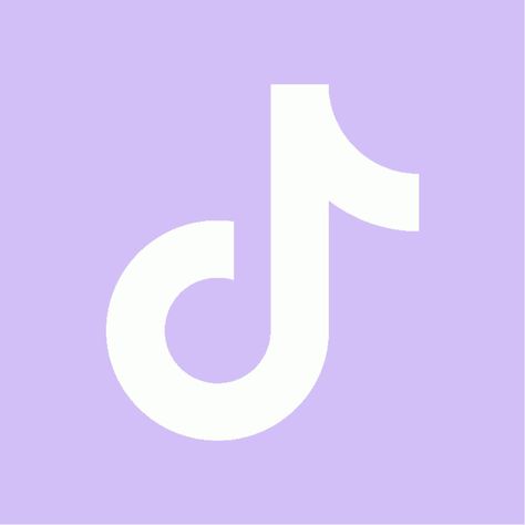 Pastel Purple Tiktok Icon, Light Purple Tiktok Icon, App Icon Design Purple Aesthetic, Purple Pastel Icons For Apps, Purple Tiktok Logo, Purple Whatsapp Icon, Tiktok Widget Icon, Purple Tiktok Icon, Aesthetic Tiktok Icon