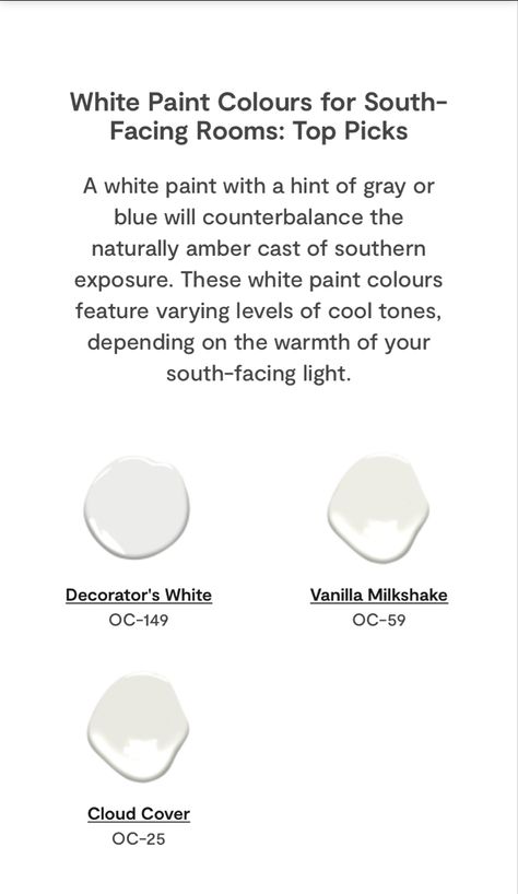 Benjamin Moore White, Vanilla Milkshake, White Paint Colors, Paint Colour, White Paint, Cool Tones, Benjamin Moore, House Inspo, White Paints