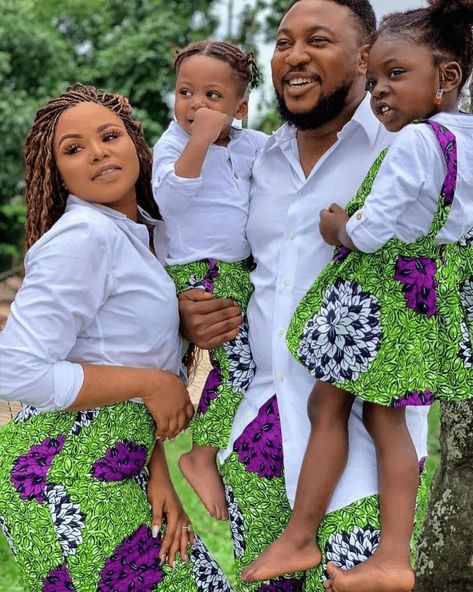 Twining Outfits, Couples African Outfits, Mom Daughter Outfits, Mommy Daughter Outfits, Afrocentric Fashion, Latest African Men Fashion, Vibrant Dress, African Dresses For Kids, Mommy And Son