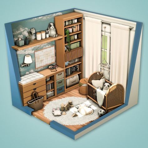 Sims 4 Loft, Sims 4 Houses Layout, Lotes The Sims 4, Sims Freeplay Houses, Tiny Room, Sims Free Play, Sims 4 Bedroom, Happy Sunday Friends, Sunday Friends