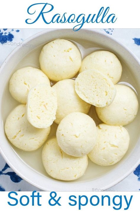 soft spongy Bengali rassogulla is a sweet you can never get bored of. #spongy #soft #white #rassogulla #rassgulla Easy Rasgulla Recipe, Ricotta Balls, Festival Sweets, Rasgulla Recipe, Indian Mithai, Easy Indian Dessert, Milk And Sugar, Sugar Syrup, Indian Festival