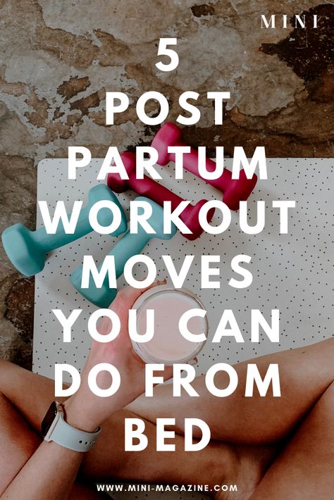 Pelvic Floor Exercises In Bed, Postpartum Belly Workout, Postpartum Workout, Floor Exercise, Post Pregnancy Workout, Bed Workout, Postpartum Health, Mom Health, Mini Magazine