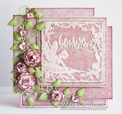 Designs by Marisa: Tonic Studios - Cherish the Moment Card Tonic Cards, Card With Flowers, Job Cards, Shabby Chic Cards, Tonic Studio, Die Cut Cards, Heartfelt Creations, E Card, Crafty Projects