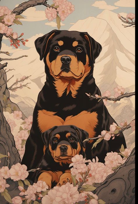 Poster High Resolution, Rottweiler Art, Rottweiler, Cute Wallpapers, At Home, Resolution, Etsy Shop, Dogs, Quick Saves