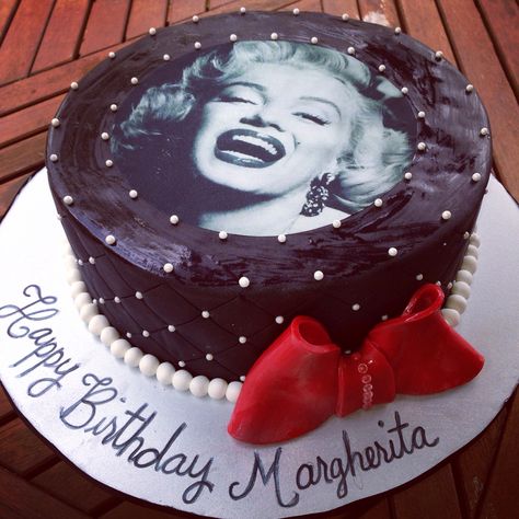 Marilyn Monroe Cake Marilyn Monroe Cake, Custom Cakes, Marilyn Monroe, Birthday Cake, Cake, Birthday, Quick Saves