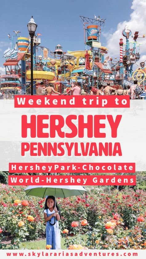 Hersey Park, Visit Pennsylvania, Best Family Vacation Destinations, Hershey Pennsylvania, Roadtrip America, Hershey Park, Pennsylvania Travel, Hershey's Chocolate, Visit Usa