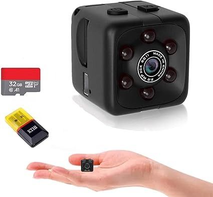 Amazon.com : OUCAM Mini Spy Camera Include 32G SD Card Hidden Camera HD Audio and Video Recording, Night Vision Motion Detection, Surveillance Camera Small Dog Camera Nanny Cam Baby Monitor Home Security Camera1 : Electronics Best Spy Camera, Dog Camera, Mini Spy Camera, Best Security Cameras, Covert Cameras, Hidden Spy Camera, Nanny Cam, Pet Camera, Wireless Camera