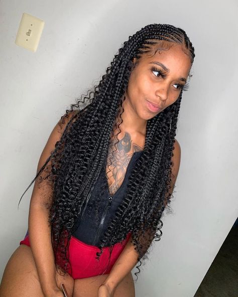 Beads Braids, Trendy We Fryzurach, Boho Beads, Micro Braids, Feed In Braid, Braids With Curls, Girls Hairstyles Braids, Girls Braids, Cornrow Hairstyles