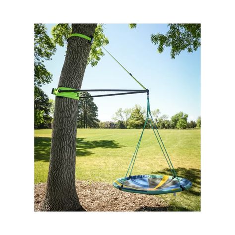 Slackers Steel Swing Hanger with 500lb Weight Capacity | Wayfair Backyard Adventure, Metal Swings, Live Tree, Ratchet Straps, Tree Swing, Outdoor Toys For Kids, Backyard Playground, Backyard Games, Yard Design