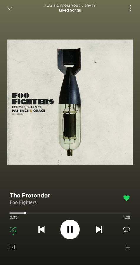 The Pretender Foo Fighters, Spotify Screenshot, Best Song, My Love Song, The Pretenders, Simply The Best, Foo Fighters, Best Songs, Love Songs