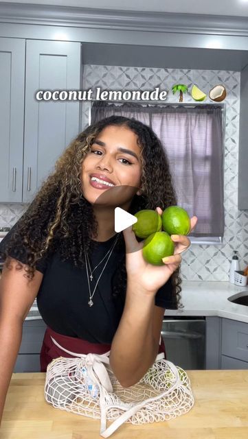 Cooking With Gi on Instagram: "Coconut lemonade 🌴🍋‍🟩🥥

Or coconut limeade?  Whatever you want to call it, it’s simply delicious!

Recipe inspo: @delicomida ❤️❤️

Ingredient:

- lime (I used the juice of 3 limes)
- coconut milk 
- condensed milk 
- a lot of ice 

Blend everything together, if it’s not sweet enough then you can add some more condensed milk. You can also use coconut cream instead of coconut milk. 

I’ll definitely be making this recipe again!

[ drink recipe, juice recipe, coconut lemonade recipe, easy juice recipes, recipe ideas, summer drinks, non-alcoholic drinks ]

#coconutlemonade #juicerecipe #limonada #easyrecipes #summerrecipes  #recipeideas #kitchen #foodie" Coconut Limeade, Coconut Lemonade, Easy Juice Recipes, Healthy Juice Drinks, Coconut Milk Recipes, Lemonade Recipe, Easy Drink Recipes, Easy Drinks, Juice Recipe