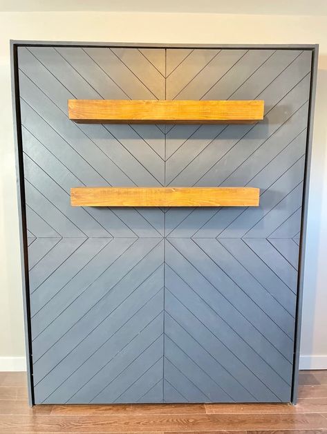 Ikea Hack For Murphy Bed, Basement Murphy Bed Wall, Creative Murphy Bed Ideas, Playroom With Murphy Bed Ideas, Diy Murphy Bed On A Budget, Build A Murphy Bed Without Kit, King Size Hide A Bed, Murphy Bed Dyi, Murphy Bed Kits Queen Size