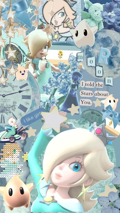 Rosalina!!!! Rosalina Outfit Ideas, Rosalina Wallpaper Aesthetic, Rosalina Background, Rosalina Wallpaper Iphone, Rosalina Mario Wallpaper, Rosalina Makeup, Princess Rosalina Wallpaper, Waluigi X Rosalina, Mario Galaxy Aesthetic