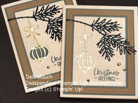 Su Decorated With Happiness Cards, Stampin Up Decorated With Happiness, Decorated With Happiness, Papercraft Christmas Cards, Stamped Christmas Cards, Christmas Card Set, Stampin Up Christmas Cards, Stampin Up Catalog, Christmas Graphic