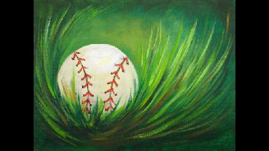 Acrylic Step by Step Painting Baseball in Grass Easy beginner Tutorial 🎨⚾ Acrylic Step By Step, Painting Tutorial Acrylic, Baseball Painting, The Art Sherpa, Sports Painting, Acrylic Painting For Beginners, Canvas Painting Diy, Acrylic Painting Tutorials, Step By Step Painting