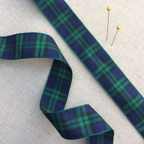 Evoke memories of a tradition country Christmas with the lovely Scottish Tartan ribbon collection. This colourful collection features a set of three different tartans: Red tartan - this is a traditional, 'Royal Stewart', colourful tartan. It has a red background with, blue, green, yellow and white check. White Tartan - this is a 'Dress Stewart' tartan. It has a white background and white, blue, green and yellow stripes the same as the Royal Stewart Tartan. These tartans were worn by the Royal Tartan Christmas Decorations, Wedding February, Ribbon Collection, Tartan Ribbon, Royal Stewart Tartan, Black Watch Tartan, Stewart Tartan, Tartan Christmas, Green Tartan