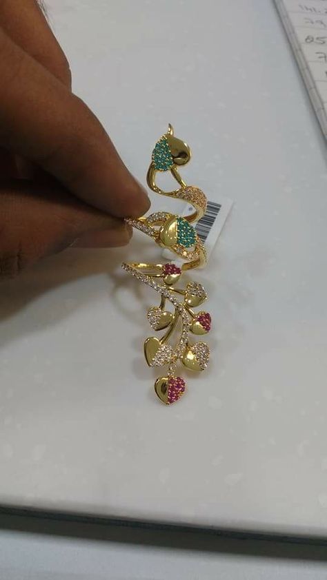 Full Finger Ring Gold, Long Rings, Rings Fancy, Baby Jewelry Gold, Full Finger Ring, Ruby Jewelry Necklaces, Temple Jewellery Earrings, Gold Toe Rings, Gold Initial Ring