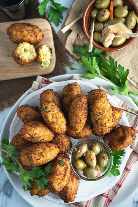 Portuguese Cod Fish Recipes Portugal, Salt Cod Croquettes, Salted Cod Fish Cakes, Salt Cod Fritters, Portuguese Fish Cakes, Portuguese Cod Fish Cakes, Cod Cakes Recipes, Portuguese Bacalhau Recipes, Portuguese Cod Fish Recipes