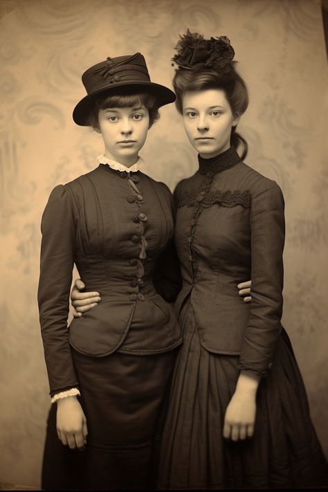 Flexing Victorian Women, Victorian Women Photos, Vintage Photos Of Women, 1870s Womens Fashion, 19th Century Photos, Early 1900s Fashion Poor, 1860s Fashion Women, 1890s Photographs, Victorian Age Aesthetic