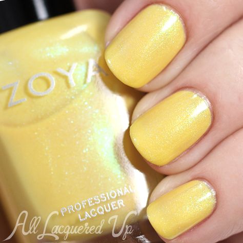 zoya Daisy 2015 Nail Trends, Polished Nails, Dark Red Lips, Yellow Nail, Zoya Nail Polish, Nail Stuff, Nail Products, Polish Colors, Indie Nail Polish