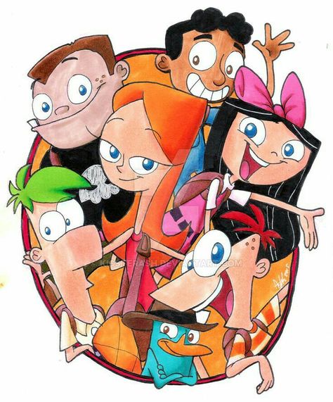 Phineas And Ferb Phineas E Ferb, Phineas Y Ferb, Last Day Of Summer, Disney Xd, Phineas And Ferb, Disney Shows, Amazing Art Painting, Cartoon Shows, Disney Drawings