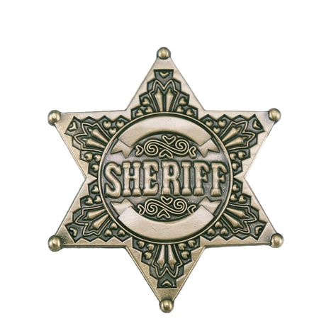 PRICES MAY VARY. Design: These sherrif badges are inspired by western style. They feature a classic hexagonal design. The badges are beautiful in appearance. The safety pin on the badge is very convenient. Please feel free to use it. Material: Our Sheriff' Badge Stamping is Made of alloy,durable, not easy to rust and corrosion.Size: 30mm*30mm(1.18''*1.18''). Occasions: This sheriff badge be used as police-themed party supplies, birthday party favors, birthday party supplies, Halloween & Western- Western Sheriff, Cowboy Party Decorations, Cowboy Star, Halloween Western, Cosplay Clothes, Hexagonal Design, Sheriff Badge, Western Party, Star Badge