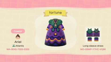 Acnh Fortune Teller, Fortune Teller Ideas, Acnh Patterns, Code Clothes, Acnh Designs, Animal Crossing Qr Codes Clothes, Acnh Ideas, Fortune Teller, Animal Crossing Qr