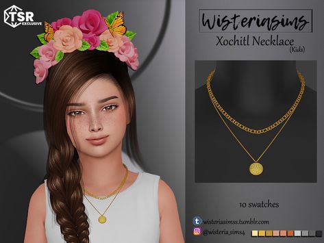 Sims 4 Cc Hair Jewelry, Sims 4 Cc Clothes Necklace, Sims 4 Cc Kids Accessories, Sims 4 Cc Necklace Set, Sims 4 Kids Accessories, Sims Necklace, Sims 4 Kids Jewelry Cc, Sims 4 Child Accessories Cc, Sims 4 Child Jewelry Cc