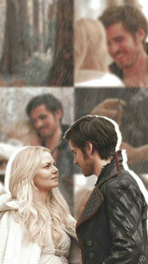 Emma And Hook Aesthetic, Captain Swan Wallpaper, Swan Wallpaper, Snow And Charming, Once Upon A Time Funny, Ouat Cast, Alex Russo, Once Up A Time, Hook And Emma