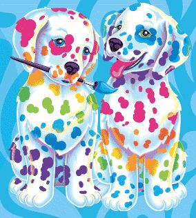 Lisa Frank... ok so it's not a fish, but it's too adorable not to pin. Also, the paint brush. The 101 Dalmatians, Lisa Frank Stickers, Rainbow Paint, Glitter Graphics, Lisa Frank, 90s Kids, Dalmatian, Childhood Memories, Rainbow Colors