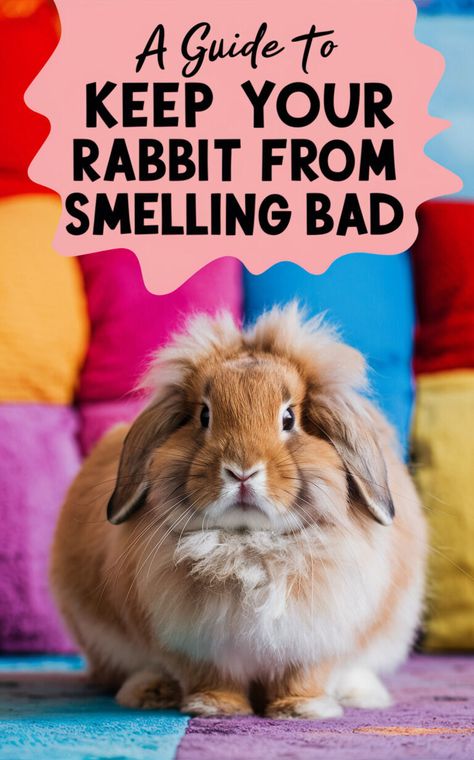 Learn how to keep your rabbit and house smelling fresh with these helpful tips 🐰🏡 #rabbitcare #odorcontrol #pettips Litter Training Rabbits, Daily Care Routine, Rabbit Behavior, Rabbit Habitat, Rabbit Diet, Bunny Care, Rabbit Eating, Rabbit Cage, Rabbit Care