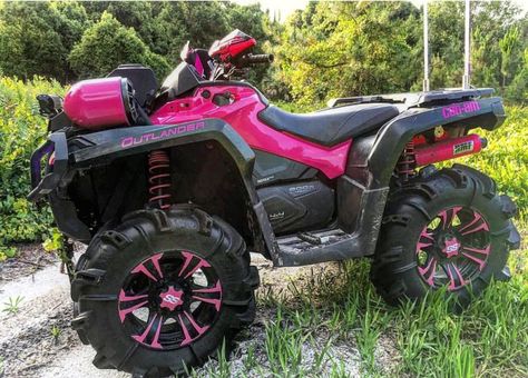 I know I won't get it but i just wanted to show you what Im gonna get when Im older and have my own income Pink Four Wheeler, Atv Four Wheelers, Big Girl Toys, Four Wheeling, Country Girl Life, Four Wheeler, 4 Wheelers, Atv Accessories, Four Wheelers