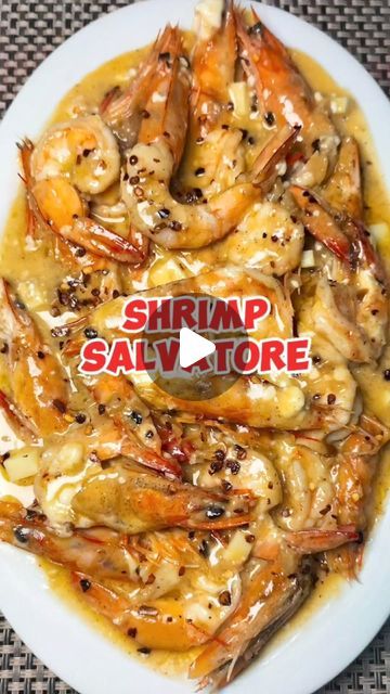 Hanna Melea M Señeres on Instagram: "One of the best! Super yum Shrimp Salvatore😋😋😋

Please heart and share❤️

 #ShrimpSalvatore #shrimp #shrimprecipes #shrimplover" Shrimp Salvatore, Prawn Shrimp, Holiday Foods, Shrimp Recipes, Seafood Recipes, Holiday Recipes, Seafood, On Instagram, Instagram