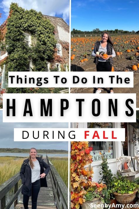 Visiting the Hamptons in fall and wondering what to do? This is a great time of year to visit for fun activities, events, mild weather, and fewer crowds. Read on for the best things to do during fall in the Hamptons. Hamptons Fall | Fall In The Hamptons | Hamptons In Fall | Hamptons In The Fall Fall In The Hamptons Style, Hamptons In The Winter, Hamptons In The Fall, Fall Hamptons, Fall In The Hamptons, Magic In The Hamptons, Things To Do During Fall, Things To Do In The Hamptons, North Hampton New Hampshire