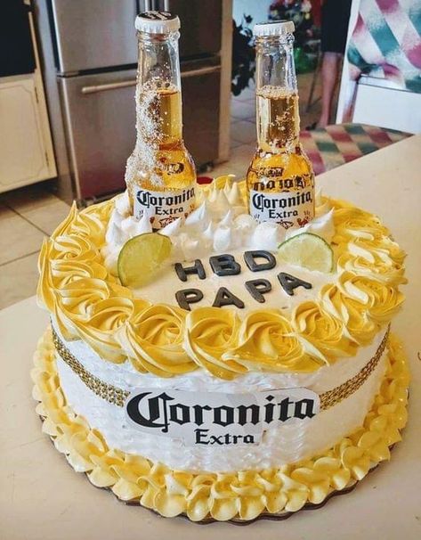 Crown Royal Cake, Beer Themed Cake, Happy Bday Cake, Architecture Cake, Money Birthday Cake, Beer Birthday Party, Alcohol Cake, Artist Cake, 10 Birthday Cake