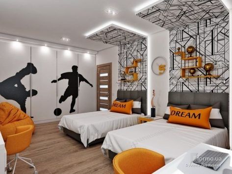 Teenager Boy, Luxury Kids Bedroom, Boys Bedroom Makeover, Kids Room Interior Design, Boy Bedroom Design, Kids Bedroom Inspiration, Teenage Room, Dekorasi Kamar Tidur, Kids Interior Room