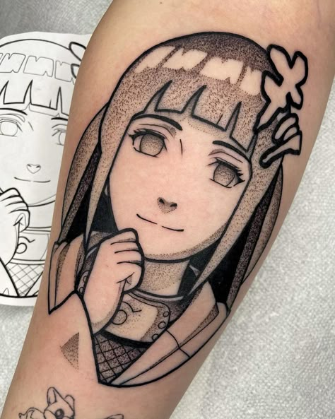 Hinata Tattoo, Hand Tattoos Ideas, Diy Couch Cover, Naruto Tattoos, Tattoo Mujer, Geisha Tattoo Design, Sketch Style Tattoos, Lady Tsunade, Geisha Tattoo